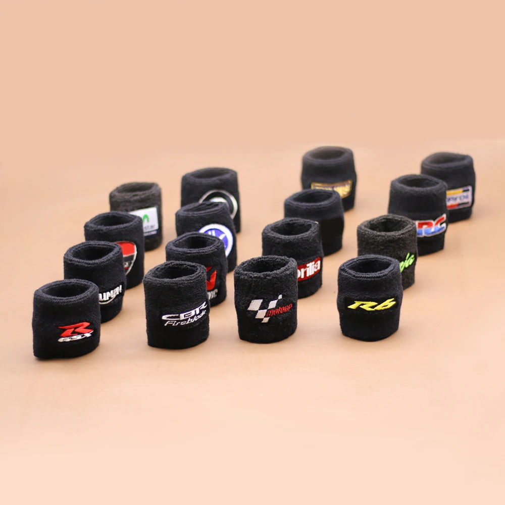 Motorcycle Black Front Brake Reservoir Sock For Honda Ducati Suzuki