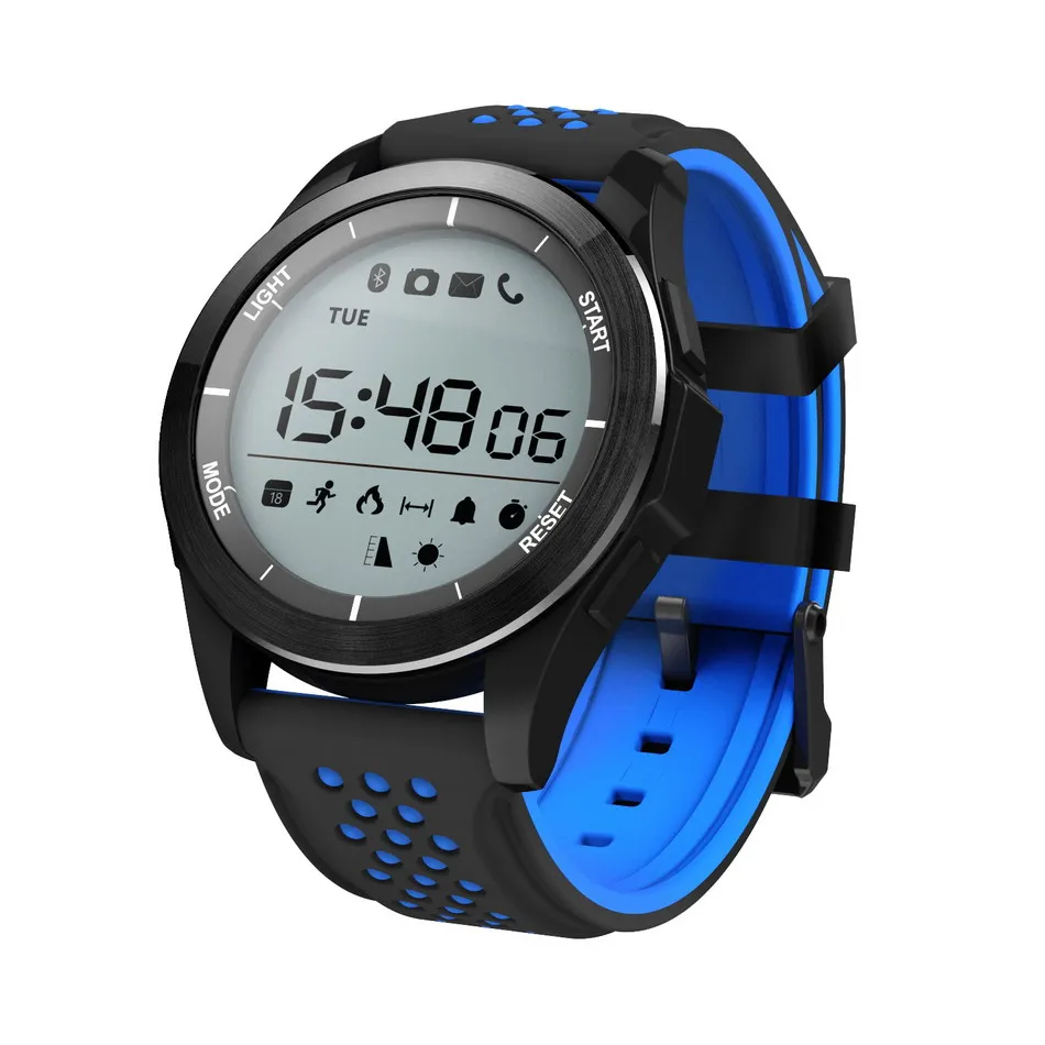 Смарт-часы RUIJIE F3 Bnad IP68 Водонепроницаемые Смарт-часы открытый фитнес-трекер напоминание о звонках беспроводные устройства - Цвет: Black add Blue