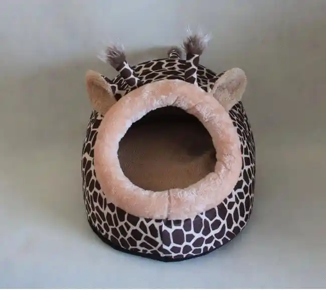Giraffe Animals Shape Soft Pet Bed Pet House Dog Beds For Small