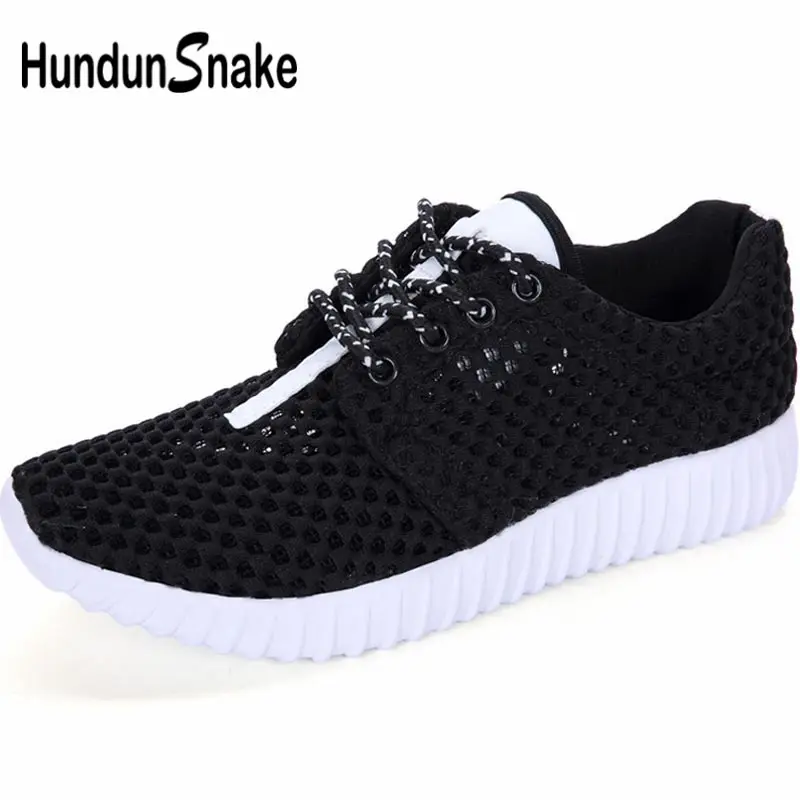 

Hundunsnake Summer Women's Running Shoes Woman Sport Sneakers Lady Sports Shoes Breathable Tennis Shoes Women Black Walk A-044