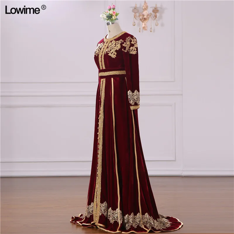 2018 New Arrival Actual Image A-line Scoop vestido de festa Long Sleeves Appliques Lace Beading Evening Prom Dress Long (3)