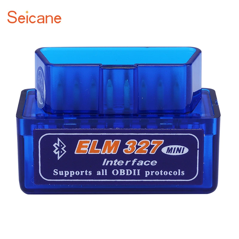 

Seicane EML327 V1.5 Bluetooth OBD2 Scanner Car Codes Reader Adapter Auto Diagnostic Tool for Android Torque