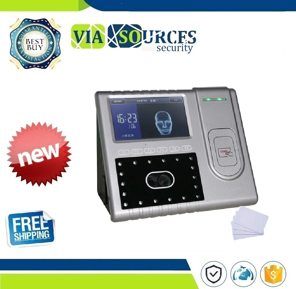 

Linux SystemTCP/IP Face Time Attendance And Access Control With IC Card Reader Facial Recognition Door Lock Iface501 Time Clock