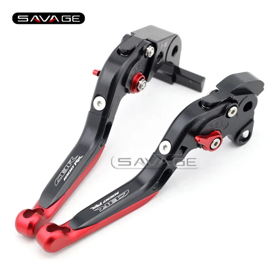 

For HONDA CBR 1000RR 2004 2005 2006 2007 Motorcycle Adjustable Folding Extendable Brake Clutch Levers logo CBR1000RR