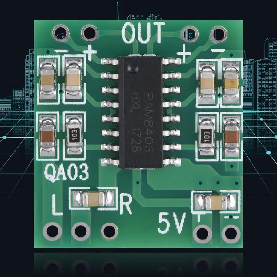 

6pcs/Lot Super Small 3W3W Type D Digital Audio Amplifier Power Amp Module 2.5V-5.5V Contactors Power Amplifier Board
