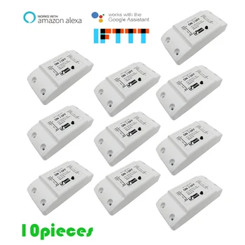 

2/3/4/5/6/8/10 pcs Smart Basic Wireless Wifi Switch Remote Control Automation Module DIY Timer Universal Smart Home 10A 220V