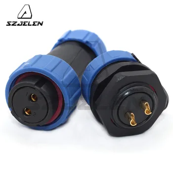 

Waterproof connector SP21 type IP68 cable connector plug & socket Male and Female 2pin