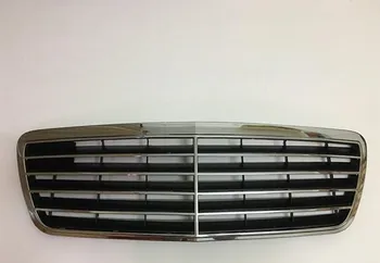 

RQXR Front Bumper Grill Grille for Mercedes-Benz E class W210 E200 E240 E260 E280 E300 E320 1995-2001