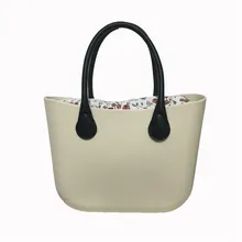 Classic Women Bag obag Style Handles Ladies Silicone Rubber Waterproof Beach Handbag Woman EVA bao Waterproof Shoulder O Bag new classic size interchangeable canvas bag handles for obag for eva o bag body canvas bag and handles