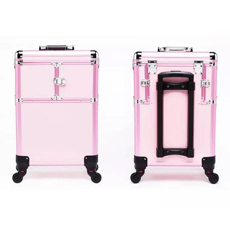 

New Men high quality Trolley Cosmetic case Rolling Luggage,Nails Makeup Toolbox,Multifunction Beauty Tattoo Box Trolley Suitcase