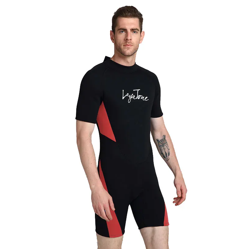 2019 3mm neoprene shorty swimming wetsuit For men swimsuit plus Sizes