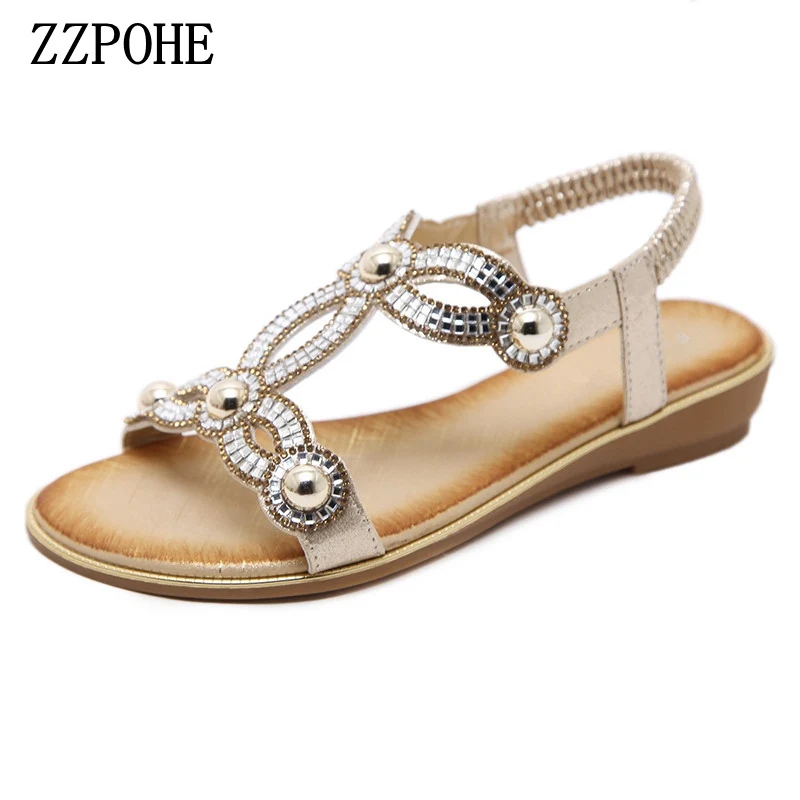 

ZZPOHE 2018 Summer women shoes casual comfort fashion flip flops women beach flat sandals large size soft sandals free shipping