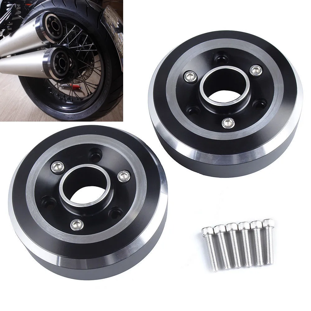 

LJBKOALL R NINE T Exhaust CAP for BMW R NINE T 2014 2015 2016 Motorcycle Exhaust Muffler Tips End CAP Tail Cover CNC Aluminum