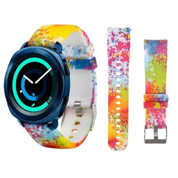 

Printing Watch Strap Wristband For Samsung Gear Sport S4 /Garmin Vivoactive 3