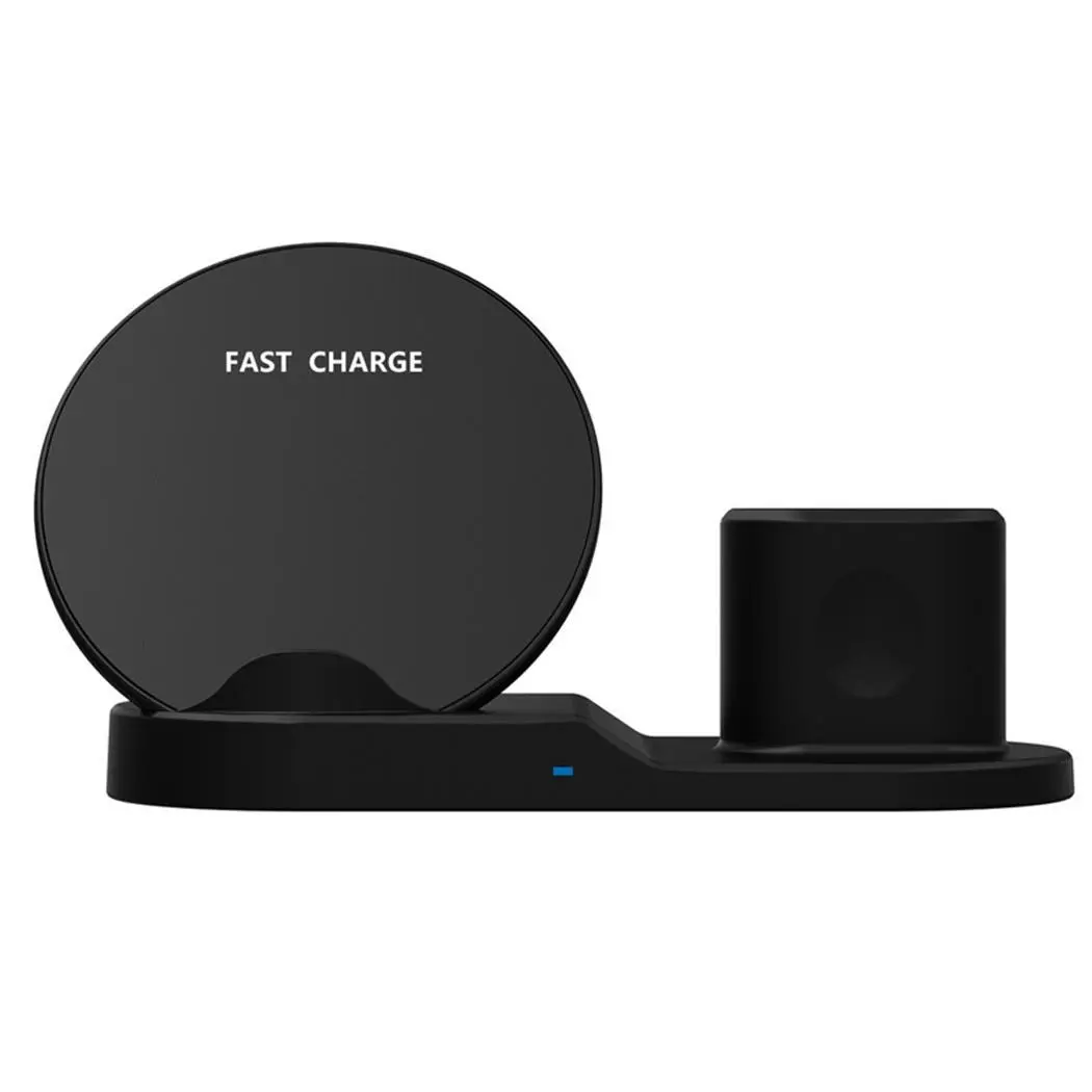 

3 in 1 Portable Practical Wireless 3W Charger Phone Watch Earphone 2-10MM 2W Fast Charging Stand For Phone