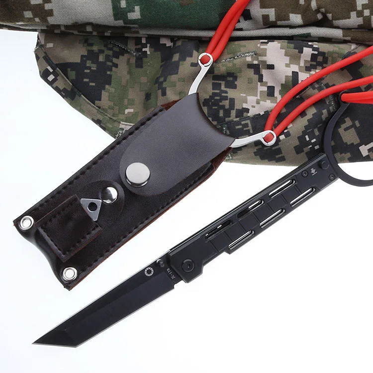 Окаменелый рыба несущий складной нож многофункциональный инструмент для кемпинга охоты тактическая Рогатка для выживания карманный edc-инструмент