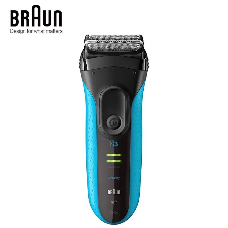 

Authentic Braun Series 3 Electric Shavers 3040S Wet & Dry Shaver Reciprocating Razor