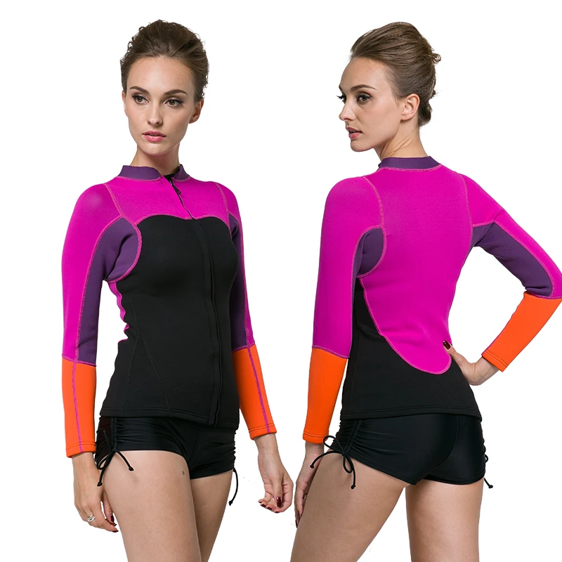 Buy Sbart 2mm neoprene wetsuit swimwear women rash guard diving suit one piece