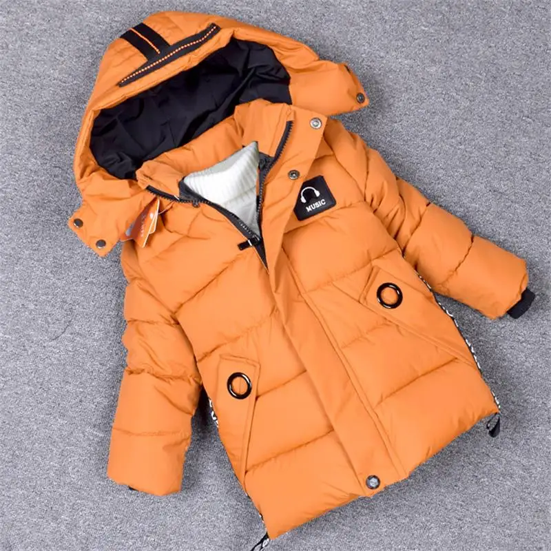Зимние куртки для мальчиков; теплое пальто; детская одежда; зимний комбинезон; Верхняя одежда и пальто; одежда для детей; детская куртка с меховым капюшоном; парки для младенцев