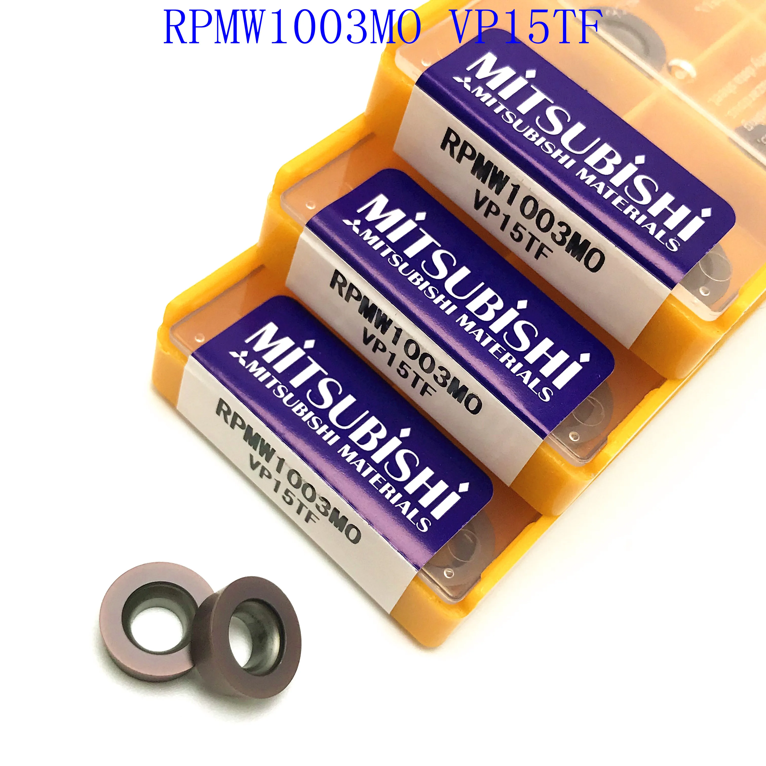 

RPMW1003MO VP15TF Turning Tool Carbide Insert RPMT 10T3 Face Mill Lathe Milling CNC Tools Milling Cutter Milling Tools