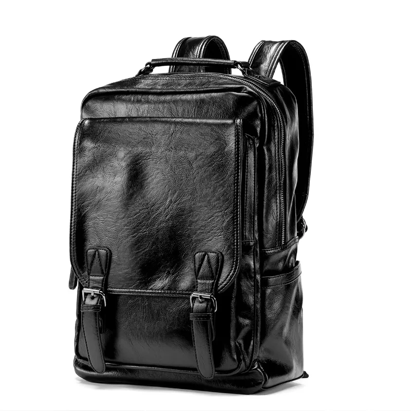 LAOKSI, брендовый мужской рюкзак, противоугонная школьная сумка, кожаная дорожная сумка, мужской повседневный рюкзак для подростка, 14 дюймов, рюкзак для ноутбука, mochila