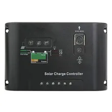 10A 20A 12V/24V Solar Charge Controller Auto Intelligent Solar Cell Battery LCD Display Dual USB Charge Controller Solar