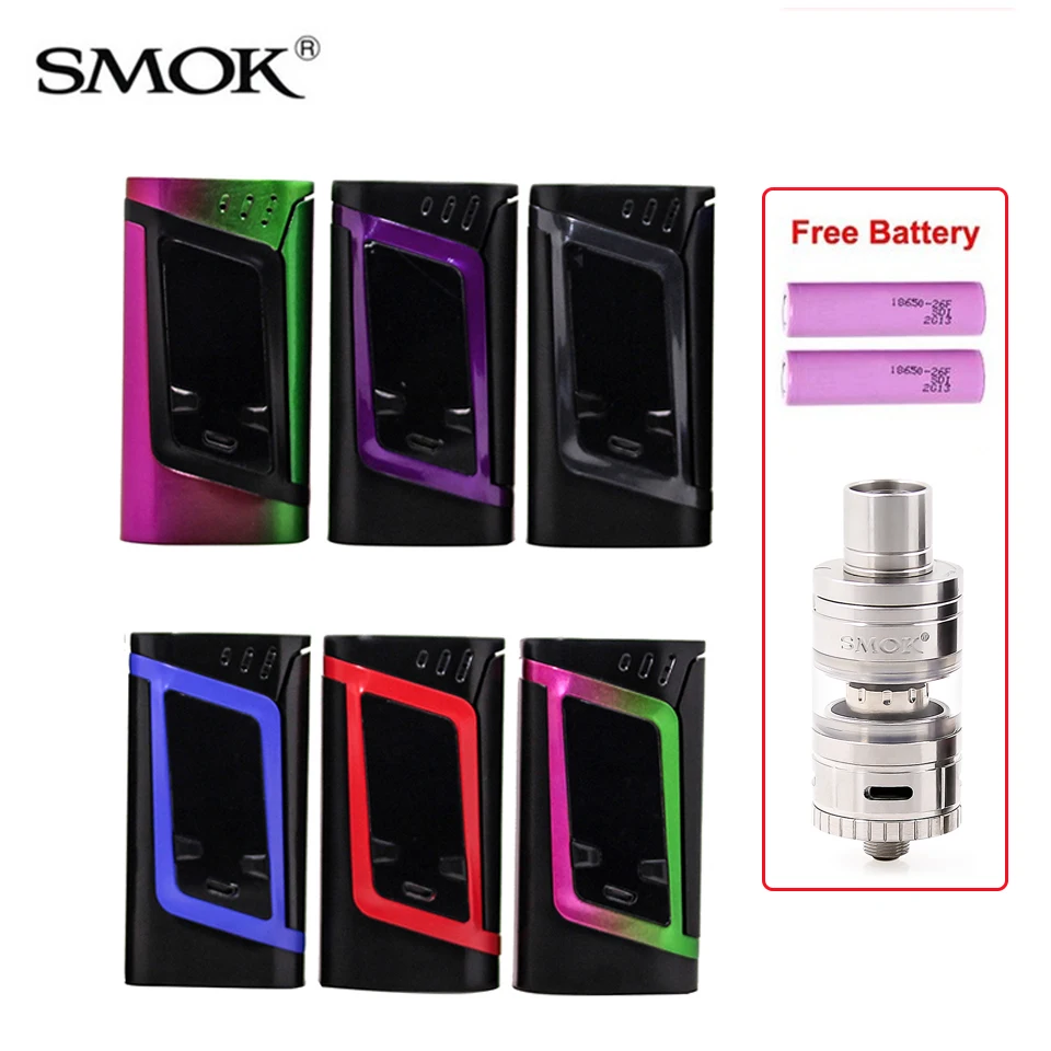 

Original SMOK Alien Mod 220W Electronic Cigarette Vape Mod VW TC Box Mod Mechanical With 18650 Battery fit 510 Thread TFV4 Tank
