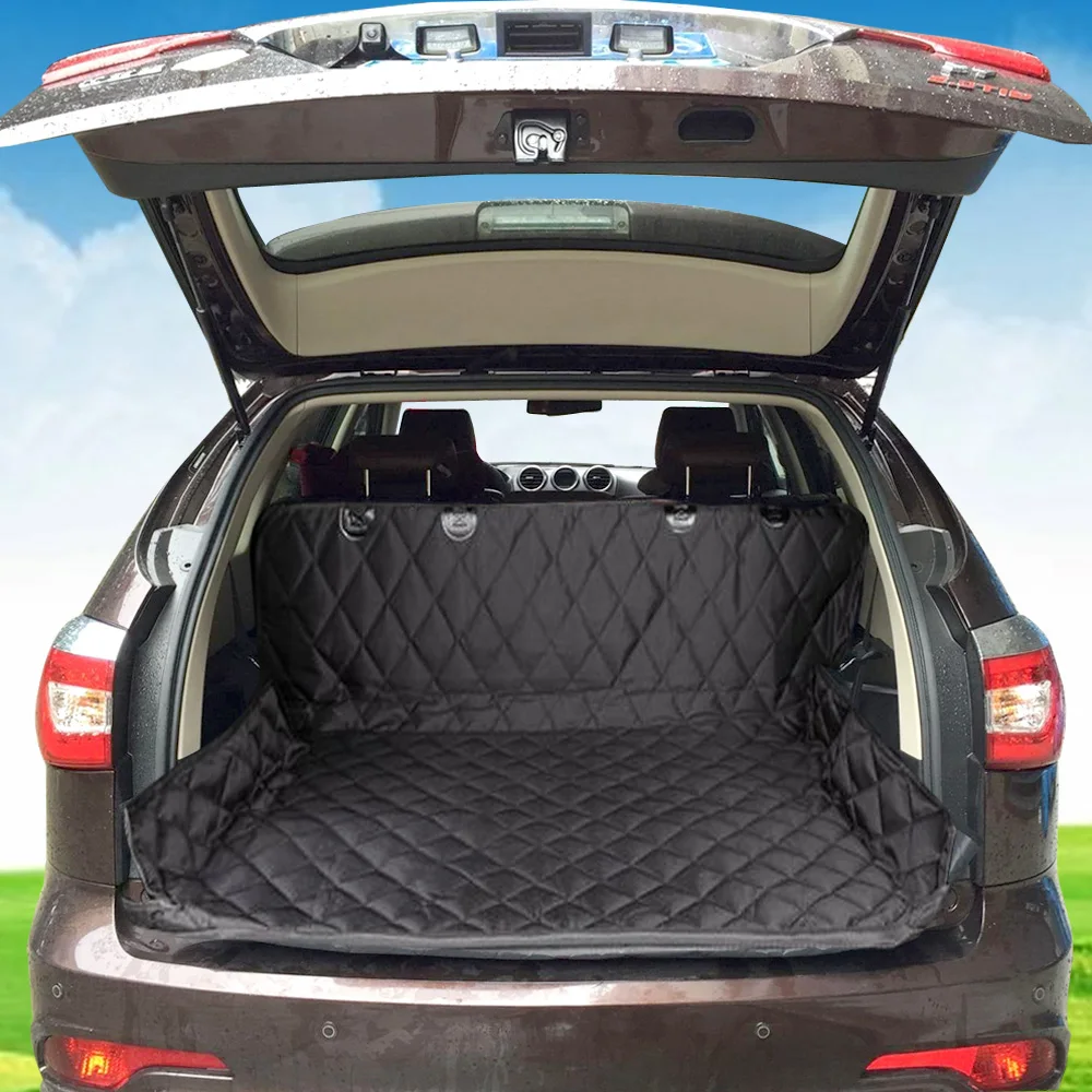 Dual-Use Soft SUV Dog Car Trunk Mat Pet Dog Car Seat Cover Pet Barrier Protect Floor From Spills And Nail Scratches