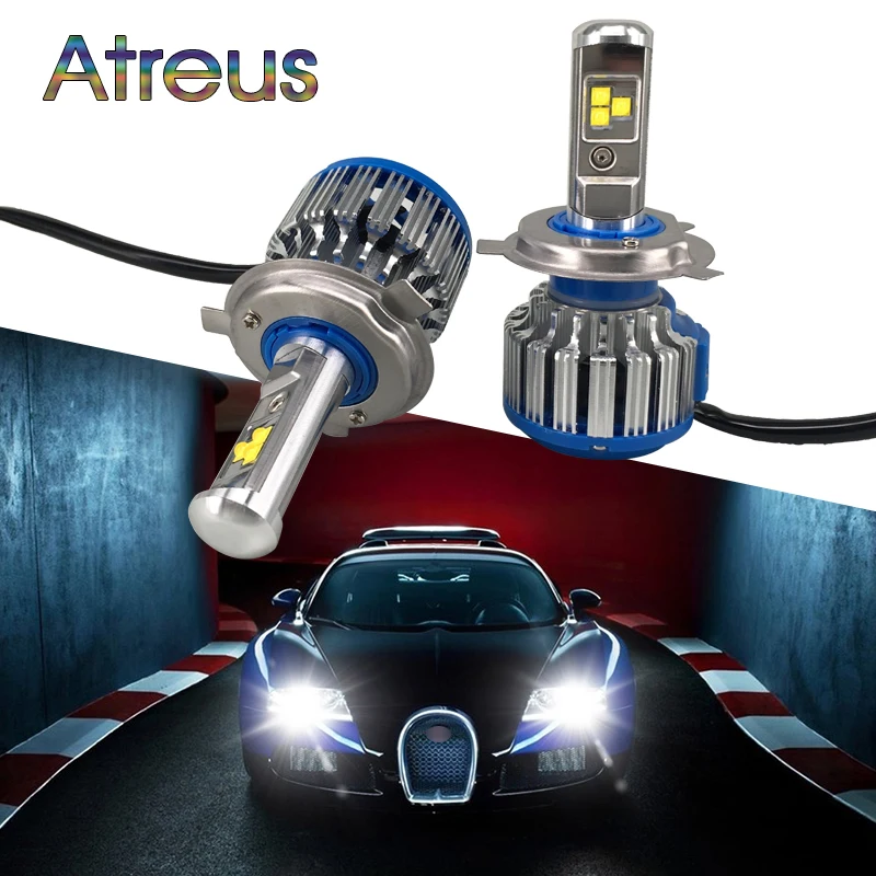 Atreus H4 H7 H13 светодиодный 12 В Автомобильная фара 70 Вт 7000lm 6000 К автомобильный