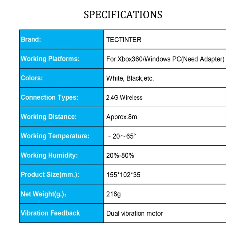 Wireless/Wired Bluetooth Controller For Xbox 360 Gamepad Joystick For X box 360 Jogos Controle Win7/8/10 PC Game Joypad
