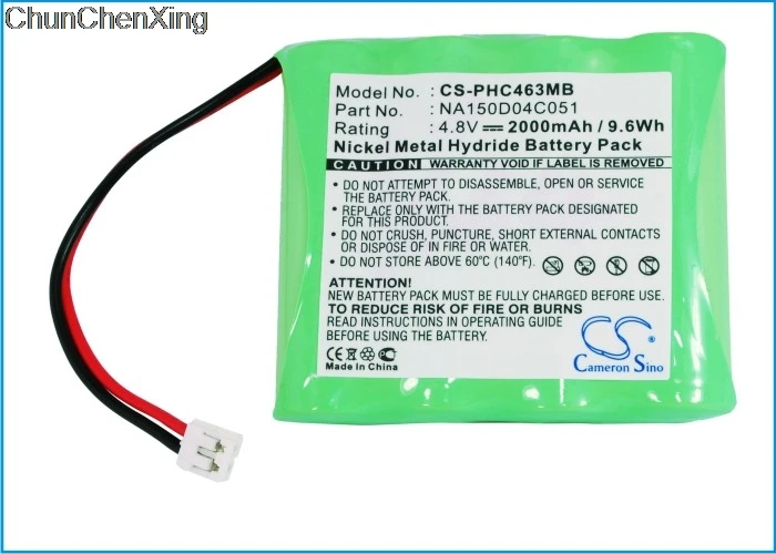Cameron Sino 2000mAh аккумулятор NA150D04C051 для Philips SBC EB4880 SC463 SC465 SC467 SC468 SC491|Цифровые