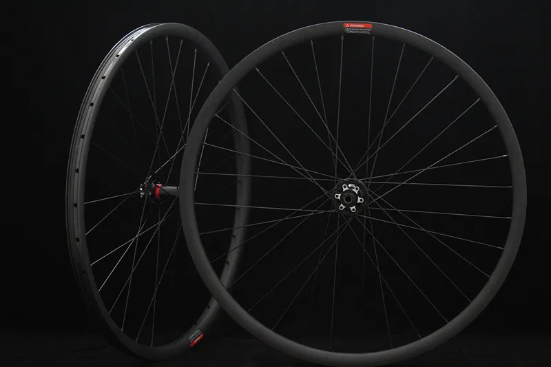 Excellent 27.5er mtb wheelset Axle 100*15 142*12mm MTB mountain bike disc brake bicycle wheels 29 carbon fiber hookless tubeless wheelset 7