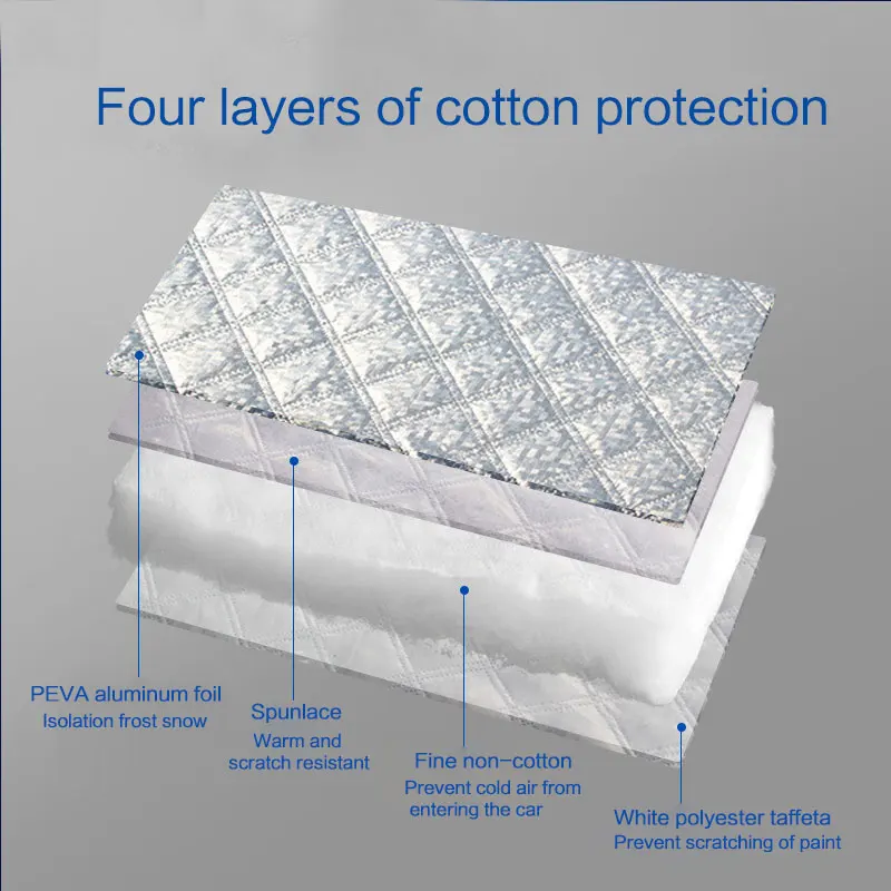  Car cover Four seasons aluminum film plus cotton padded car cover winter car cover hail /weatherpro