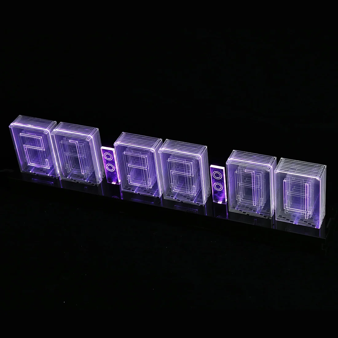 

Large Size Remote Control High-Tech Acrylic Electronic Clock Creative Luminous Clock Ornaments Decoration Ornament Gifts