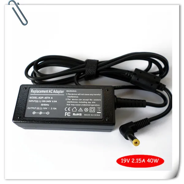 Portable Mini Charger Ac Adapter Cord For Acer Aspire One 521 533 751 Series 40w Laptop Charger Universal Caderno Carregador Laptop Charger Laptop Charger Universalac Adapter Aliexpress