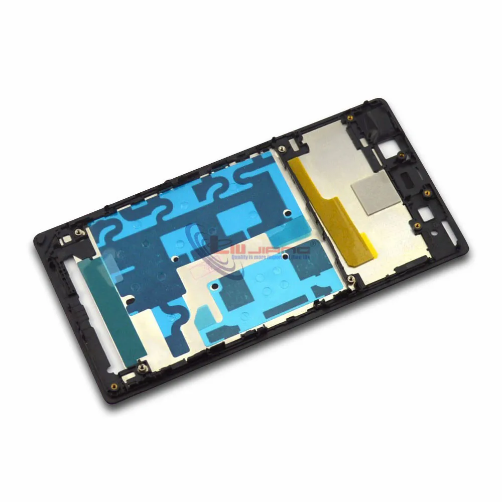 Оригинальная передняя рамка Корпус пластина для Sony Z1 L39 L39h C6903 C6902 LCD промежуточная
