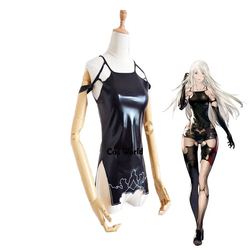 NieR Automata YoRHa тип A No.2 A2 топы колготки леггинсы Pantihose униформа наряд игры Косплей