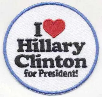 

2.5"wide Hillary Clinton for President embroidery patch /Running for President/Hillary for America start right here
