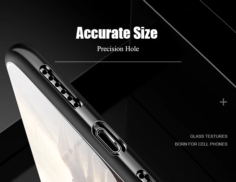 Hisomone Luxury Animal Tempered Glass Case For iPhone 7 7Plus Silicon Phone Case For iPhone X 8 8Plus 6 6S Plus Cover Coque