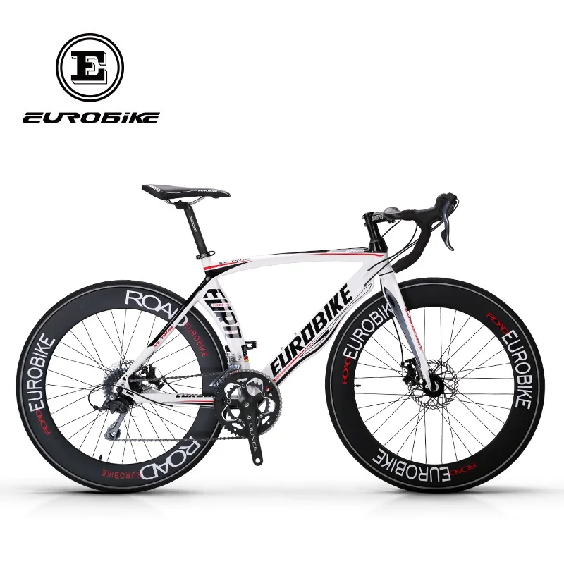 EUROBIKE Road Bikes Aluminum Frame Shimano 16 Speed 700C Inches Wheel EUROBIKE Road Bikes Aluminum Frame Shimano 16 Speed 700C Inches Wheel