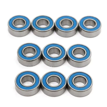 

High quality 10PCS Free Shipping MR63 2RS Blue rubber 3x6x2.5 mm Miniature Ball Bearings MR63RS