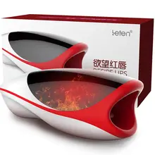 Leten Deep Throat Male Masturbator Heating Realistic Oral Masturbation Cup Sex Machine Vibrating Pussy Blowjob Sex Toys for Men hismith vibrating masturbation cup add on sex machine anal vaginal oral masturbation cup sex product silicone pussy love machine