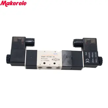 

3 Position 5 Way Air Pneumatic Solenoid Valve 12VDC 4V210C-08 Makerele