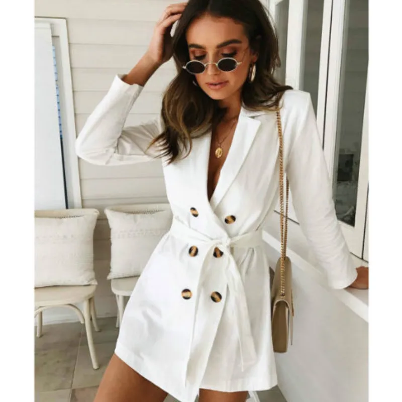 hiriogin 2018 spring autumn fashion Casual women's Button Trench Coat long Outerwear loose clothes for lady with belt Coats