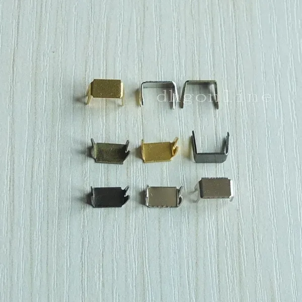 250 PCS Zipper stopers Top Bottom Stops for Spiral Slider Rescue Repair #5 Color Choice