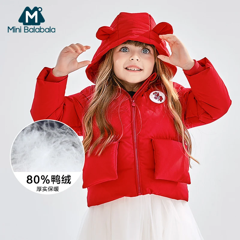 

Baby Snowsuit Button Up Toddler Coat Jacket For Girls Cloak Winter Warm Overcoat Kids Clothes Thick Parkas