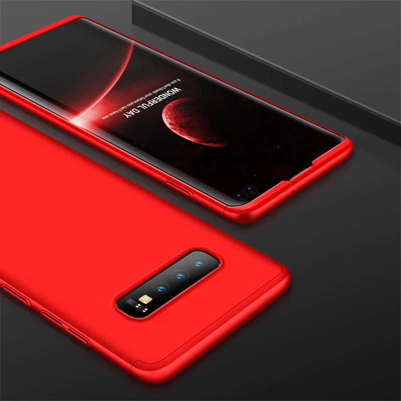 360 Full Protection Case For Samsung S10 Case Luxury Matte Hard PC Shockproof Cover Case For Samsung Galaxy S10 Plus S10e Funda  (20)