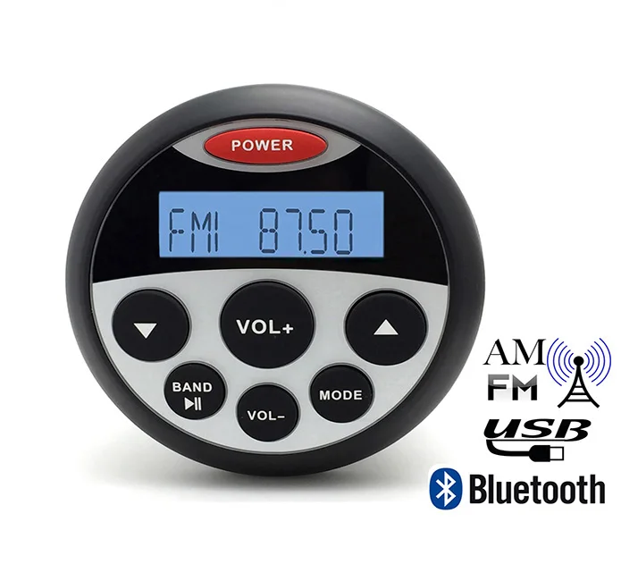 Prix pour Étanche Bluetooth Stéréo Marine Bateau radio AM FM Radio Récepteur USB MP3 Audio Son Système Moto Lecteur Musical Aux In/Rca Prix pour Étanche Bluetooth Stéréo Marine Bateau radio AM FM Radio Récepteur USB MP3 Audio Son Système Moto Lecteur Musical Aux In/Rca