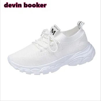 

New listing hot sale Spring and summer Flying line women Breathable running shoes sports shoes DR6