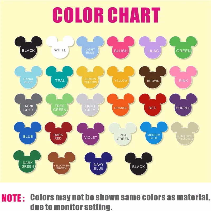 COLOR CHART